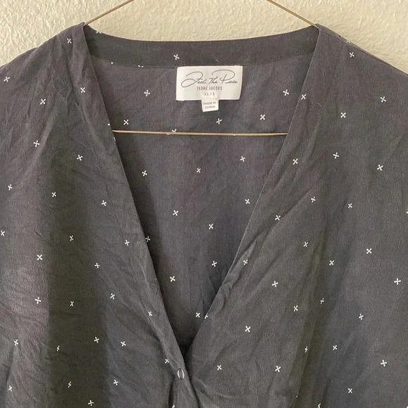 Feel the piece terre jacobs xs/s 100% silk blouse - Picture 2 of 10